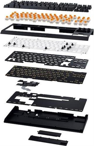 Razer Blackwidow V4 Ασύρματο Gaming Μηχανικό Πληκτρολόγιο Tenkeyless με Orange διακόπτες και RGB φωτισμό Αγγλικό UK 1.28.80.26.350