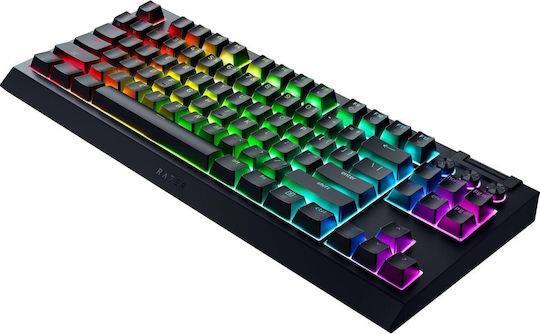 Razer Blackwidow V4 Ασύρματο Gaming Μηχανικό Πληκτρολόγιο Tenkeyless με Orange διακόπτες και RGB φωτισμό Αγγλικό UK 1.28.80.26.350
