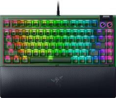 Razer BlackWidow V4 Gaming Μηχανικό Πληκτρολόγιο 75% με Orange διακόπτες και RGB φωτισμό Αγγλικό US Phantom Green Edition 1.28.80.11.151