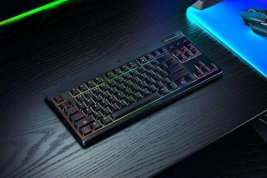 Razer BlackWidow V4 Low Profile HyperSpeed Ασύρματο Gaming Μηχανικό Πληκτρολόγιο Tenkeyless με Green διακόπτες και RGB φωτισμό Αγγλικό US 1.28.80.26.320