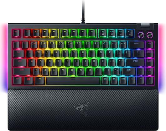 Razer BlackWidow V4 Pro Ασύρματο Gaming Μηχανικό Πληκτρολόγιο 75% με Orange διακόπτες και RGB φωτισμό Αγγλικό US 1.28.80.11.146