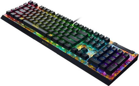 Razer Blackwidow V4 X Pokemon Kanto Starters Gaming Μηχανικό Πληκτρολόγιο με Mechanical διακόπτες και RGB φωτισμό Αγγλικό US Πολύχρωμο 1.28.80.11.149