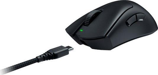 Razer Deathadder V3 Pro Ασύρματο Gaming Ποντίκι 30000 DPI Μαύρο 1.28.80.12.126
