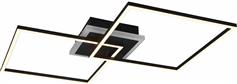 Reality Arribo Μοντέρνα Μεταλλική Πλαφονιέρα Οροφής με Ενσωματωμένο LED Μαύρη 61cm