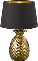 Reality Pineapple Πορτατίφ με Μαύρο Καπέλο και Χρυσή Βάση R50431079