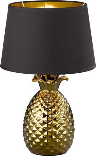 Reality Pineapple Πορτατίφ με Μαύρο Καπέλο και Χρυσή Βάση R50431079