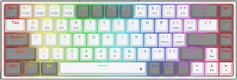 Redragon Castor Pro K631RGB-Pro-WG Ασύρματο Gaming Μηχανικό Πληκτρολόγιο 65% με Custom διακόπτες και RGB φωτισμό Αγγλικό US Λευκό-Γκρι 28.01.0063