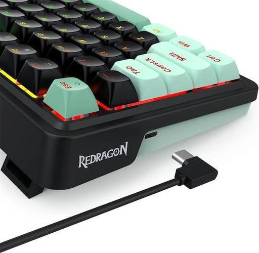 Redragon Eisa K686BG-RGB-M Gaming Μηχανικό Πληκτρολόγιο με Magnetic διακόπτες και RGB φωτισμό International English Μαύρο 28.01.0081