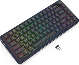 Redragon Flekact K708RGB-Pro Ασύρματο Οπτικό Gaming Πληκτρολόγιο 75% με RGB φωτισμό Αγγλικό US 28.01.0060