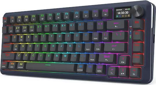 Redragon Flekact K708RGB-Pro Ασύρματο Οπτικό Gaming Πληκτρολόγιο 75% με RGB φωτισμό Αγγλικό US 28.01.0060