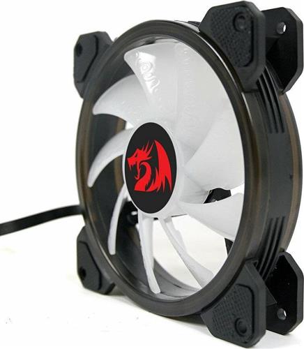 Redragon GC F009 Case Fan 120mm με RGB Φωτισμό και Σύνδεση 4-Pin Molex Σετ 3τμχ 28.07.0002