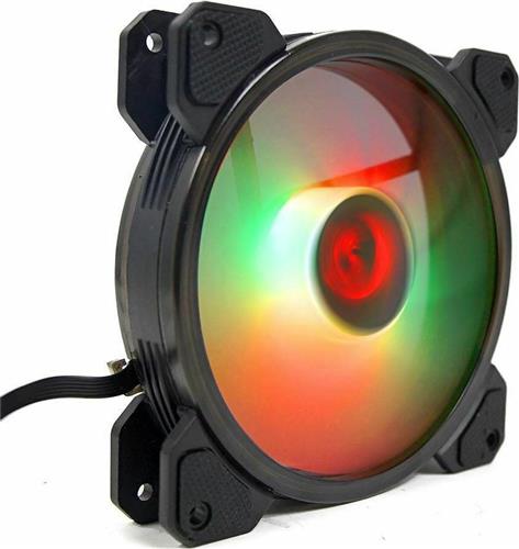 Redragon GC F009 Case Fan 120mm με RGB Φωτισμό και Σύνδεση 4-Pin Molex Σετ 3τμχ 28.07.0002