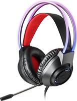 Redragon H231 Scream Over Ear Gaming Headset με σύνδεση 3.5mm Μαύρο-Κόκκινο 28.02.0015
