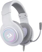 Redragon H260 Hylas Over Ear Gaming Headset με σύνδεση 2x3.5mm-USB Λευκό 28.02.0027