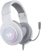 Redragon H260W Hylas Over Ear Gaming Headset με σύνδεση 2x3.5mm/USB Λευκό 28.01.0034