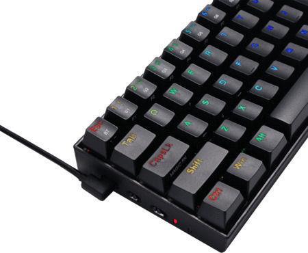 Redragon K530 Draconic Pro Ασύρματο Gaming Μηχανικό Πληκτρολόγιο 60% με Custom Brown διακόπτες και RGB φωτισμό International English 28.01.0084