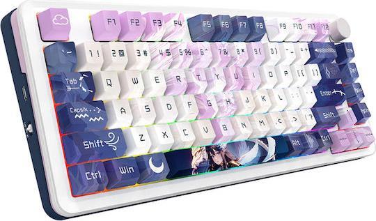 Redragon K681ACG-RGB-PRO Ασύρματο Gaming Μηχανικό Πληκτρολόγιο 75% με RGB φωτισμό Αγγλικό US Πολύχρωμο 28.01.0067