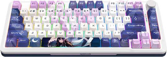 Redragon K681ACG-RGB-PRO Ασύρματο Gaming Μηχανικό Πληκτρολόγιο 75% με RGB φωτισμό Αγγλικό US Πολύχρωμο 28.01.0067