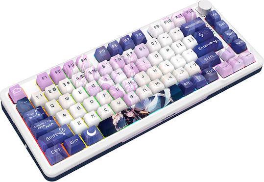 Redragon K681ACG-RGB-PRO Ασύρματο Gaming Μηχανικό Πληκτρολόγιο 75% με RGB φωτισμό Αγγλικό US Πολύχρωμο 28.01.0067