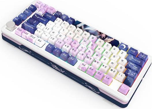 Redragon K681ACG-RGB-PRO Ασύρματο Gaming Μηχανικό Πληκτρολόγιο 75% με RGB φωτισμό Αγγλικό US Πολύχρωμο 28.01.0067