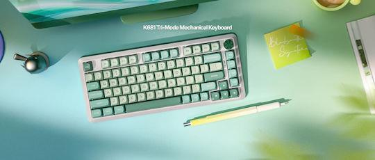 Redragon K681ACG-RGB-PRO Ασύρματο Gaming Μηχανικό Πληκτρολόγιο 75% με RGB φωτισμό Αγγλικό US Πολύχρωμο 28.01.0067