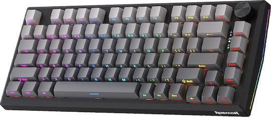 Redragon K687GG-RGB-PRO Ασύρματο Gaming Μηχανικό Πληκτρολόγιο 65% με Custom Linear διακόπτες και RGB φωτισμό Αγγλικό US 28.01.0068