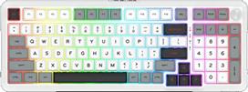 Redragon K688WGL-RGB-PRO Ασύρματο Gaming Μηχανικό Πληκτρολόγιο με RGB φωτισμό Αγγλικό US Λευκό 28.01.0069