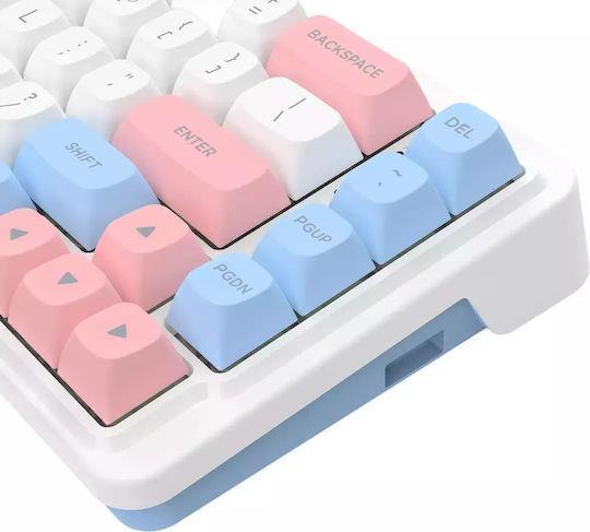 Redragon K709WBP-RGB-PRO Ασύρματο Gaming Μηχανικό Πληκτρολόγιο 65% με RGB φωτισμό Αγγλικό US 28.01.0072