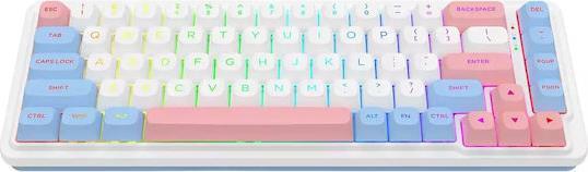 Redragon K709WBP-RGB-PRO Ασύρματο Gaming Μηχανικό Πληκτρολόγιο 65% με RGB φωτισμό Αγγλικό US 28.01.0072