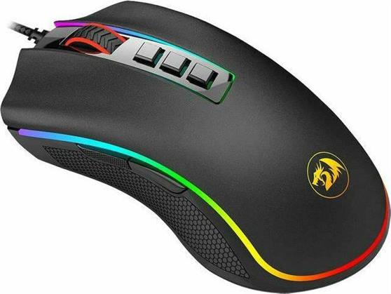 Redragon M711 Cobra RGB Gaming Ποντίκι Μαύρο 28.00.0005