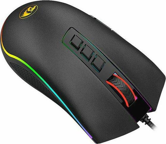 Redragon M711 Cobra RGB Gaming Ποντίκι Μαύρο 28.00.0005