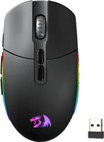 Redragon M719RGB-PRO Invader Ασύρματο RGB Gaming Ποντίκι 10000 DPI Μαύρο 28.00.0021