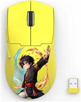 Redragon M918-AKB-PRO Ασύρματο Gaming Ποντίκι 26000 DPI Κίτρινο 28.00.0051