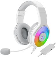 Redragon Pandora H350W Over Ear Gaming Headset με σύνδεση 3.5mm-USB Λευκό 28.02.0022