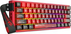 Redragon Venom K753 HE Gaming Μηχανικό Πληκτρολόγιο 60% με Magnetic διακόπτες και RGB φωτισμό International English Κόκκινο 28.01.0082