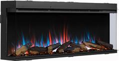 Richen 3D Insert 113 Επιτοίχιο Ηλεκτρικό Τζάκι 2000W 112.8x49.5cm Μαύρο