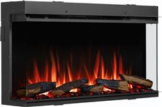 Richen 3D Insert 93 Επιτοίχιο Ηλεκτρικό Τζάκι 2000W 92.8x49.5cm Μαύρο