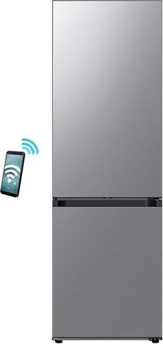 Samsung RB34C6B2ES9/EF BeSpoke Ψυγειοκαταψύκτης 344lt Total NoFrost Υ185.3xΠ59.5xΒ65.8cm Ασημί