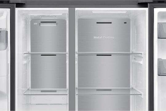Samsung RS70F64KETEF Ψυγείο Ντουλάπα 640lt Total NoFrost Υ178.4xΠ91.2xΒ72.6cm Ανθρακί