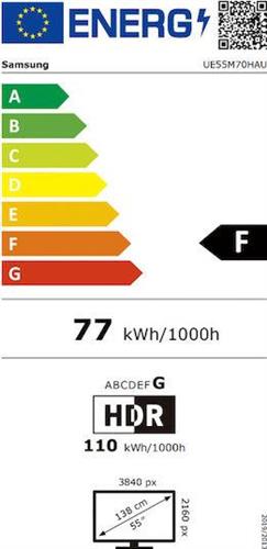 Samsung UE55M70HAUXXH Smart Τηλεόραση 55