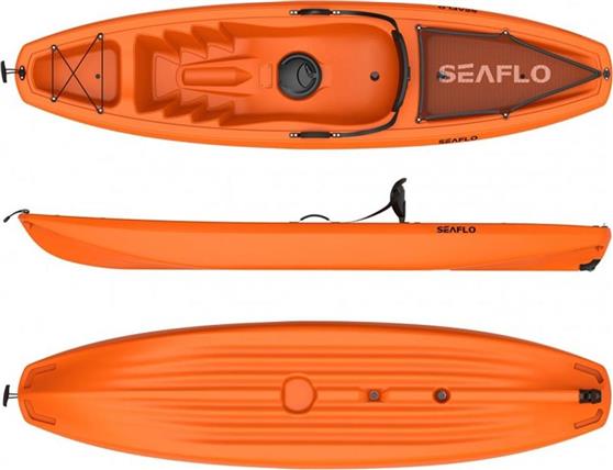 Seaflo Πλαστικό Kayak Θαλάσσης 1 Ατόμου Πορτοκαλί 72-34863-2