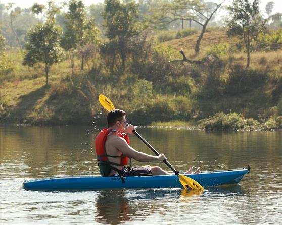 Seaflo Πλαστικό Kayak Θαλάσσης 1 Ατόμου Πορτοκαλί 72-34863-2