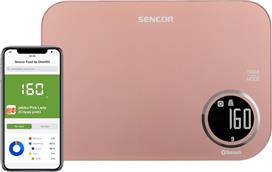 Sencor SKS 7075RS Ψηφιακή Ζυγαριά Κουζίνας 1gr/5kg Ροζ
