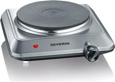 Severin KP 1092 Επιτραπέζια Εστία Εμαγιέ Μονή Inox