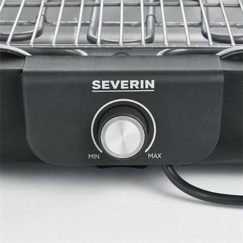 Severin PG 8554 Επιτραπέζια Ηλεκτρική Ψησταριά Σχάρας 2300W με Ρυθμιζόμενο Θερμοστάτη 37x29cm
