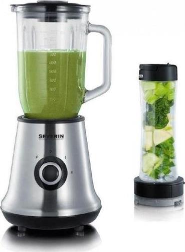 Severin SM 3734 Μπλέντερ με Γυάλινη Κανάτα 1lt 500W Inox
