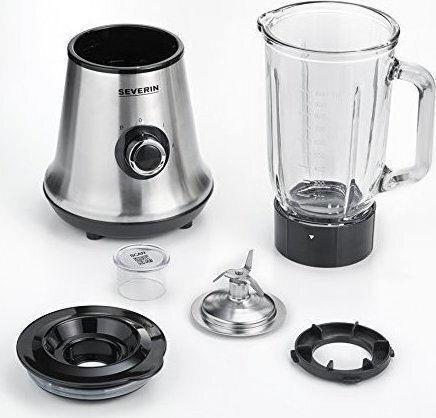 Severin SM 3734 Μπλέντερ με Γυάλινη Κανάτα 1lt 500W Inox