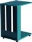 Shally Dogan Ορθογώνιο Βοηθητικό Τραπεζάκι Ξύλινο με Ρόδες Τιρκουάζ Μ37.5xΠ45xΥ60cm 02815280