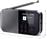 Sharp 15-DRP520GY Osaka Ραδιοφωνάκι Επαναφορτιζόμενο DAB+ με Bluetooth και USB Γκρι