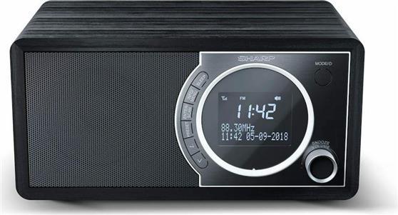 Sharp DR450 Επιτραπέζιο Ραδιόφωνο Ρεύματος DAB+ με Bluetooth Μαύρο 15-DR450BK